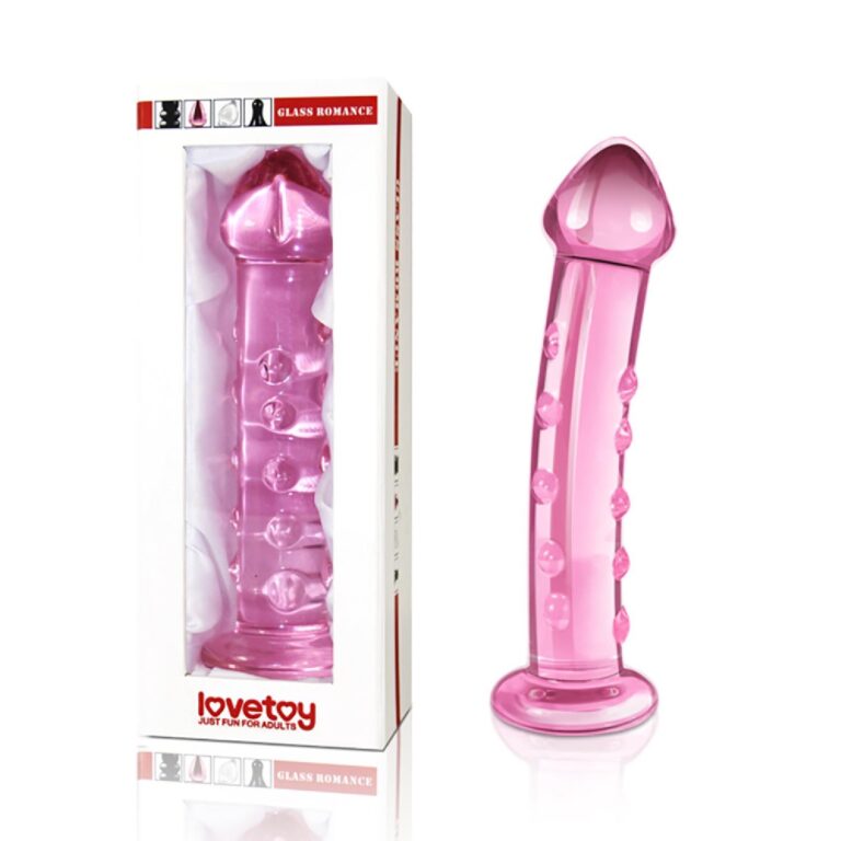 Lovetoy Romance — szkło, różowy 5″