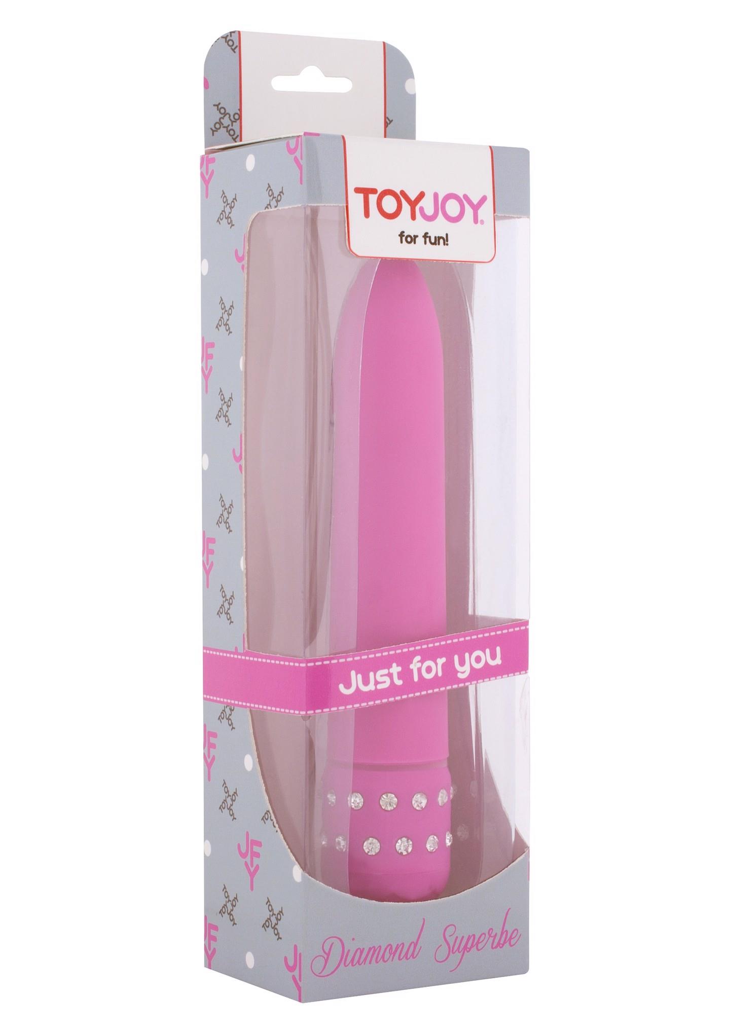 ToyJoy Diamond — abs, średni (10-16 cm), różowy ToyJoy Diamond — abs, średni (10-16 cm), różowy