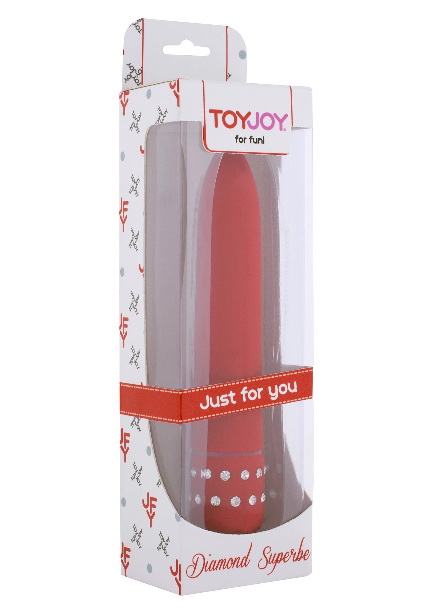 ToyJoy Diamond — abs, średni (10-16 cm), czerwony ToyJoy Diamond — abs, średni (10-16 cm), czerwony