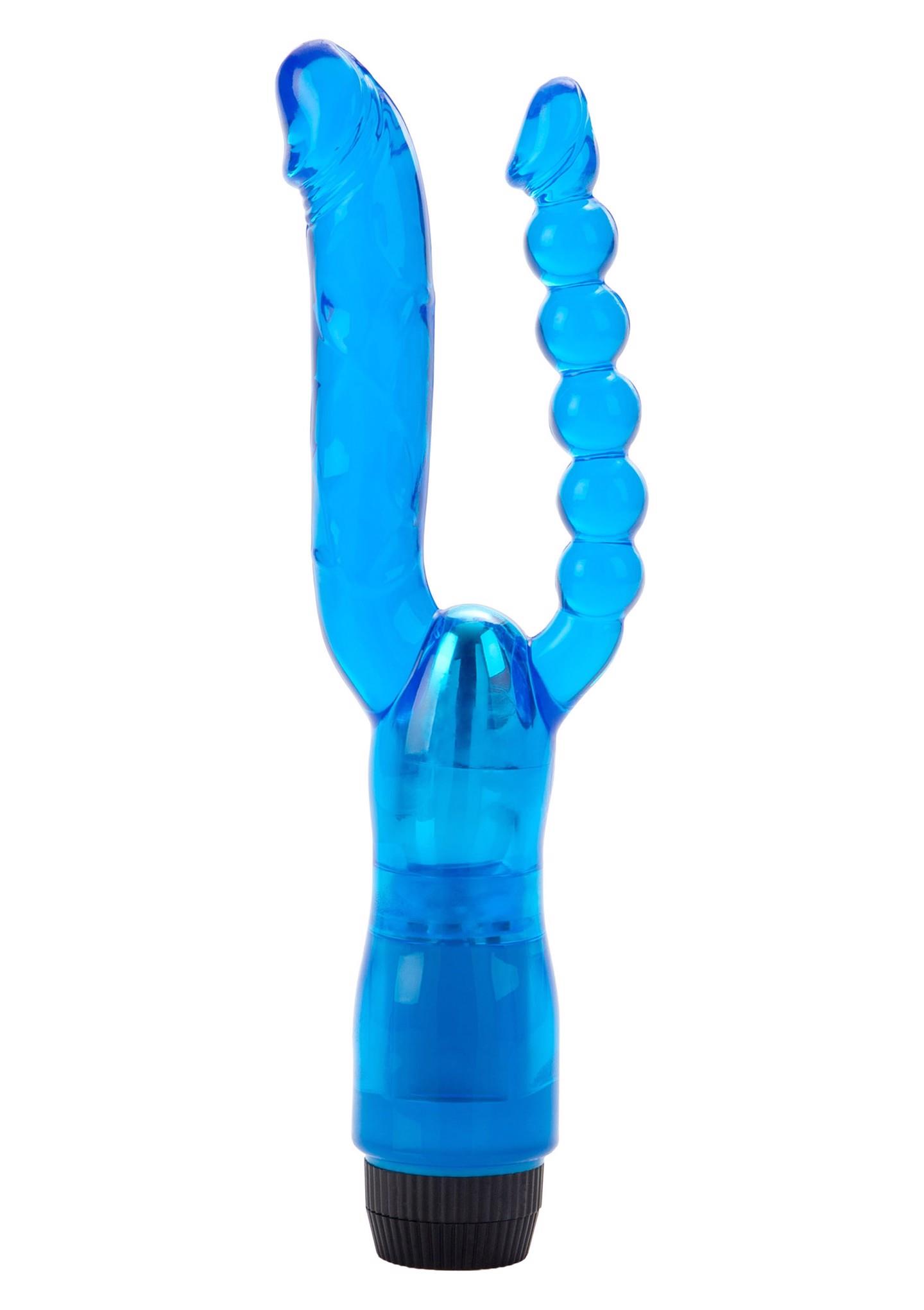 Calexotics Dual — średni (10-16 cm), niebieski Calexotics Dual — średni (10-16 cm), niebieski