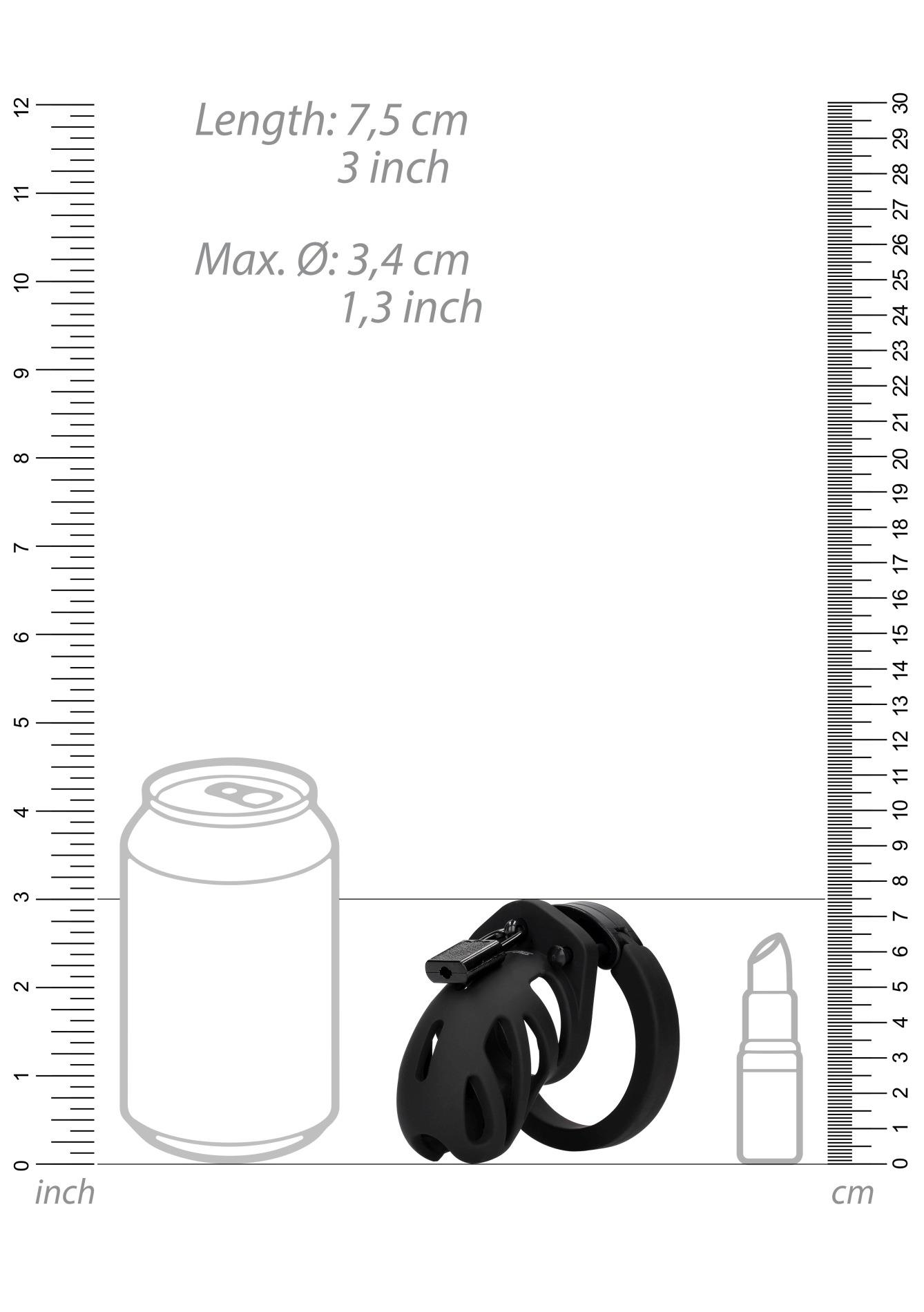 ManCage Model — silikon, czarny model 23 ManCage Model — silikon, czarny model 23