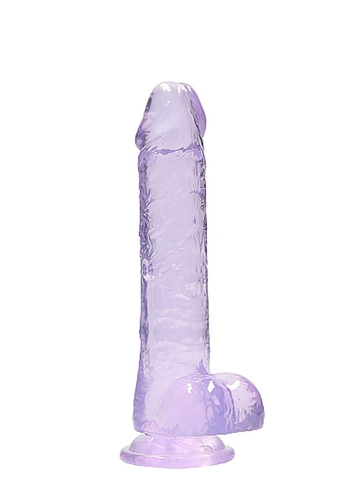 RealRock Realistic — tpe/tpr, fioletowy 8″ RealRock Realistic — tpe/tpr, fioletowy 8″