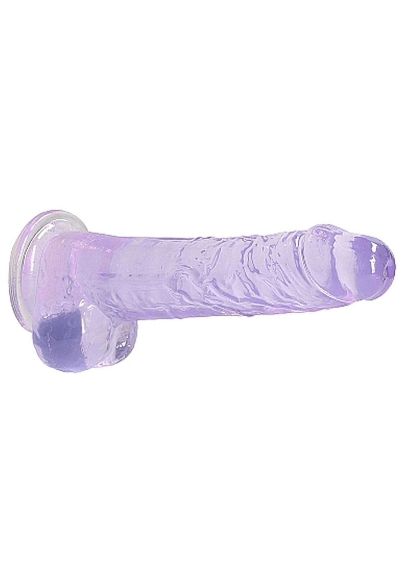 RealRock Realistic — tpe/tpr, fioletowy 8″ RealRock Realistic — tpe/tpr, fioletowy 8″