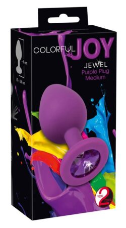 Colorful Joy Jewel — silikon, fioletowy Colorful Joy Jewel — silikon, fioletowy