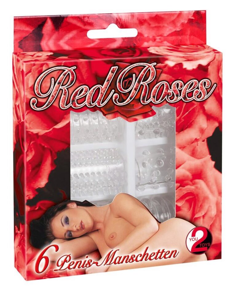 You2Toys Roses — tpe/tpr, mini (do 10 cm), czerwony