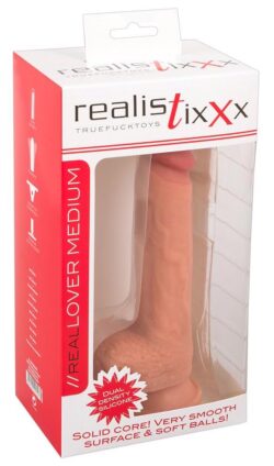 Realistixxx Real — silikon medyczny, duży (16-22 cm)