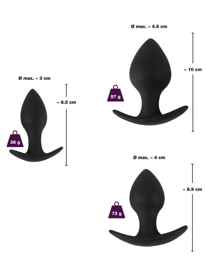 Black Velvets Trainer — silikon, czarny Black Velvets Trainer — silikon, czarny