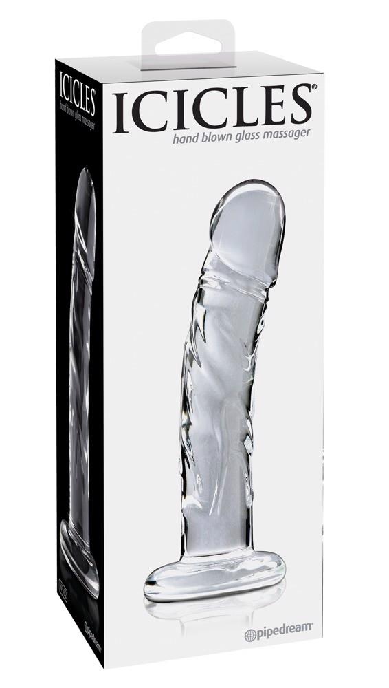 Icicles — szkło, duży (16-22 cm), przezroczysty Icicles — szkło, duży (16-22 cm), przezroczysty