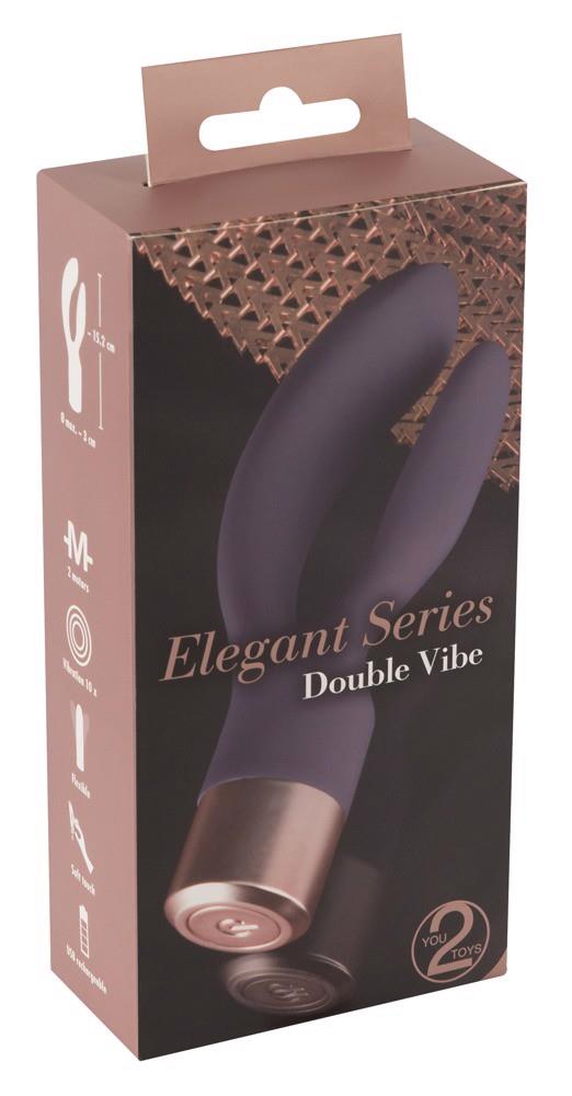 Elegant Series Double — silikon medyczny, średni (10-16 cm)
