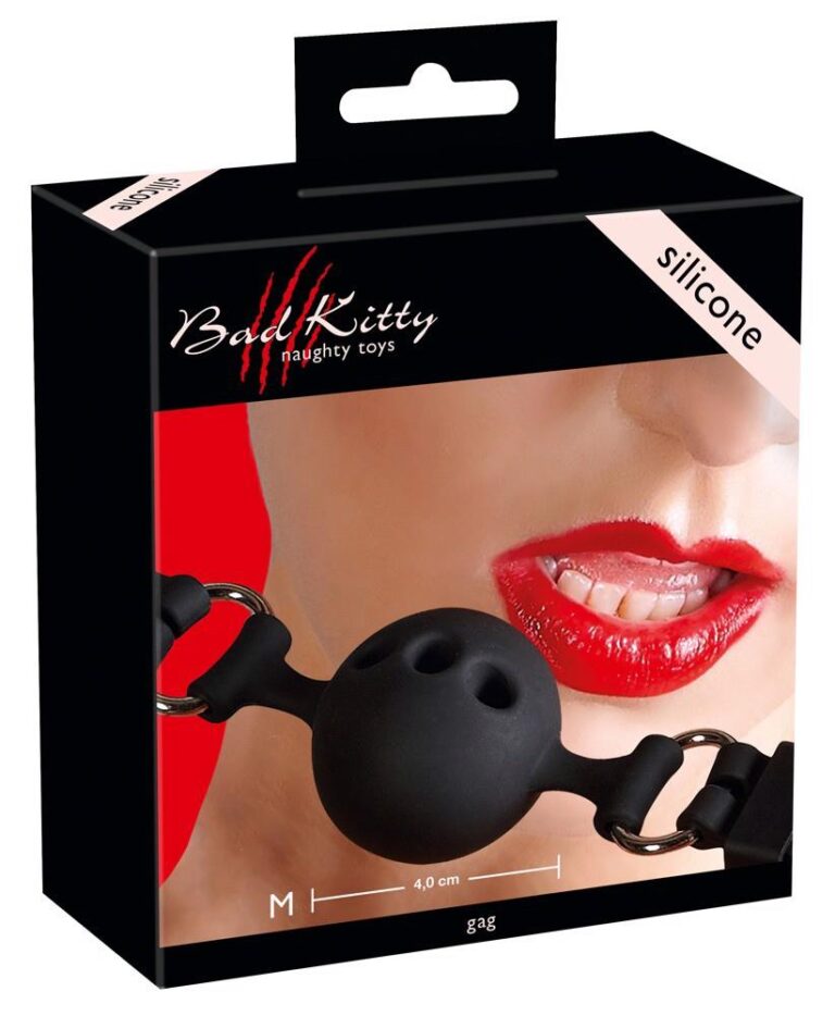Bad Kitty Gag — silikon, regulowany rozmiar