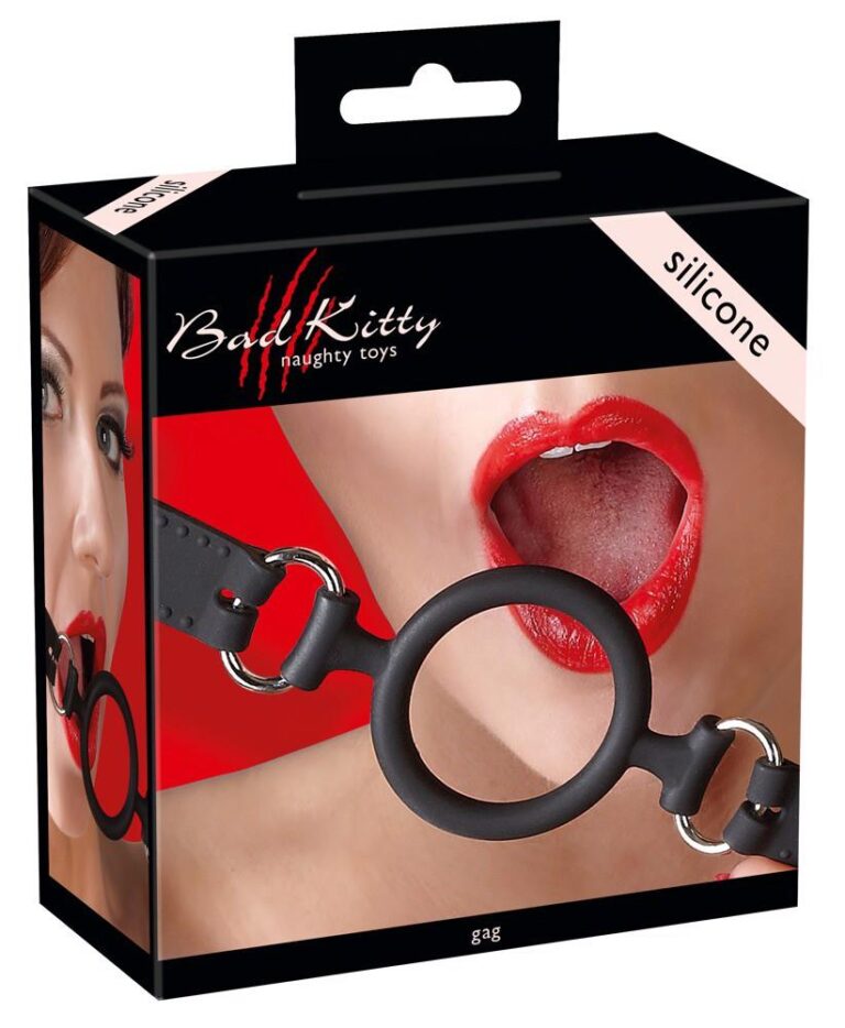 Bad Kitty Gag — silikon, regulowany rozmiar