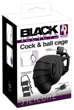 Black Velvets Cock — silikon, czarny Black Velvets Cock — silikon, czarny