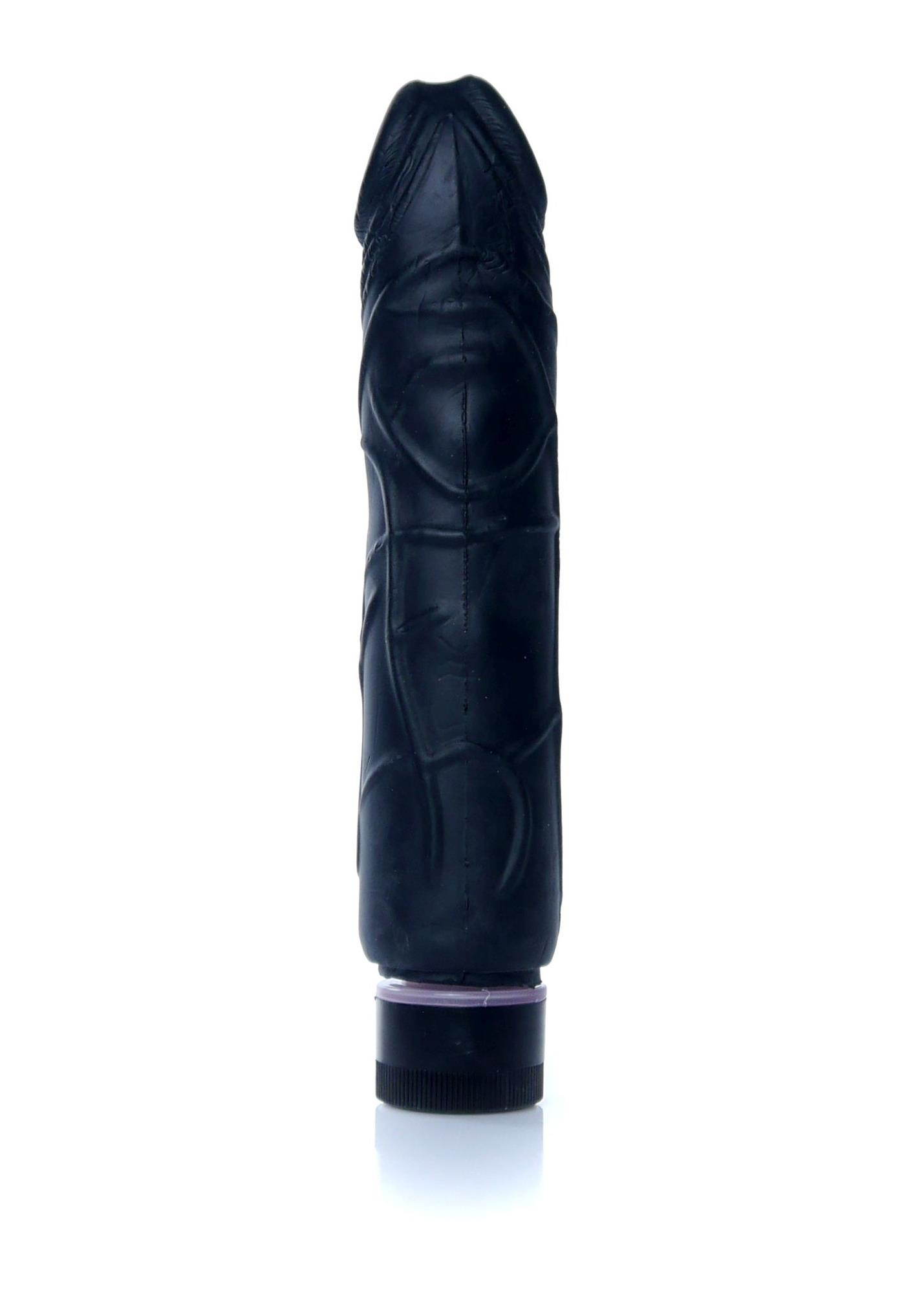 B-Series EasyLove Real — cyber skóra, duży (16-22 cm), czarny B-Series EasyLove Real — cyber skóra, duży (16-22 cm), czarny