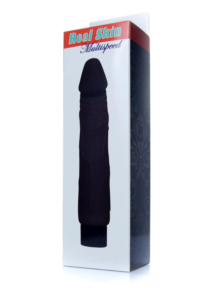 B-Series EasyLove Real — cyber skóra, duży (16-22 cm), czarny B-Series EasyLove Real — cyber skóra, duży (16-22 cm), czarny