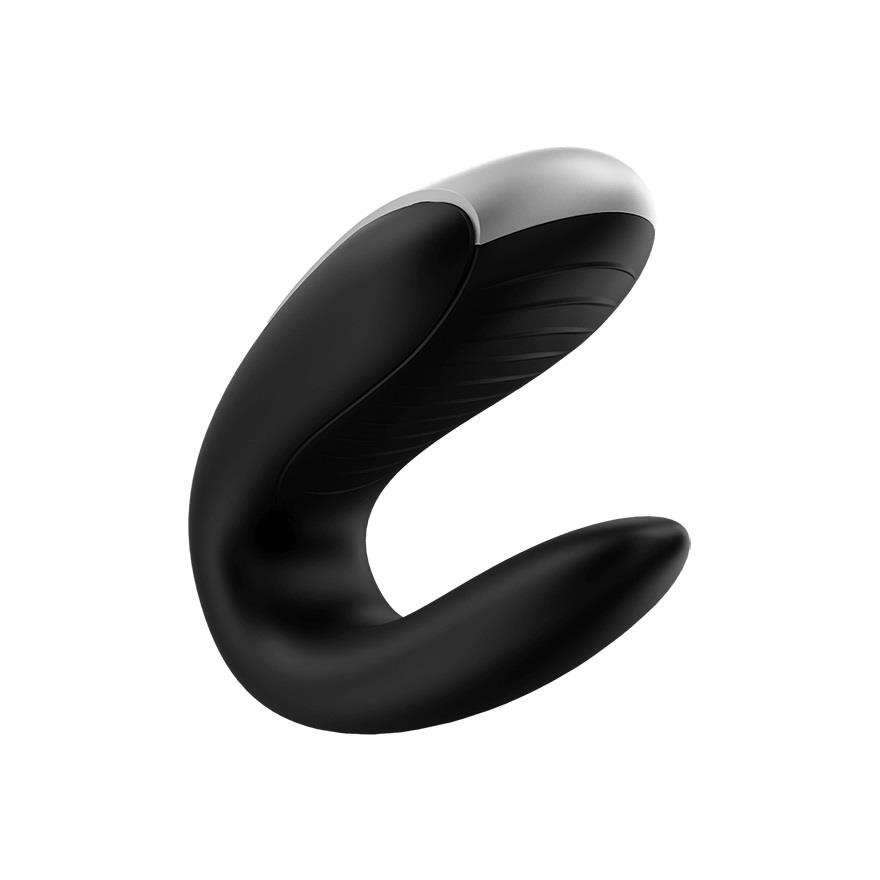 Satisfyer Double — sterowanie aplikacją, czarny Satisfyer Double — sterowanie aplikacją, czarny