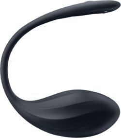 Satisfyer Ribbed — sterowanie aplikacją, silikon medyczny, czarny Satisfyer Ribbed — sterowanie aplikacją, silikon medyczny, czarny