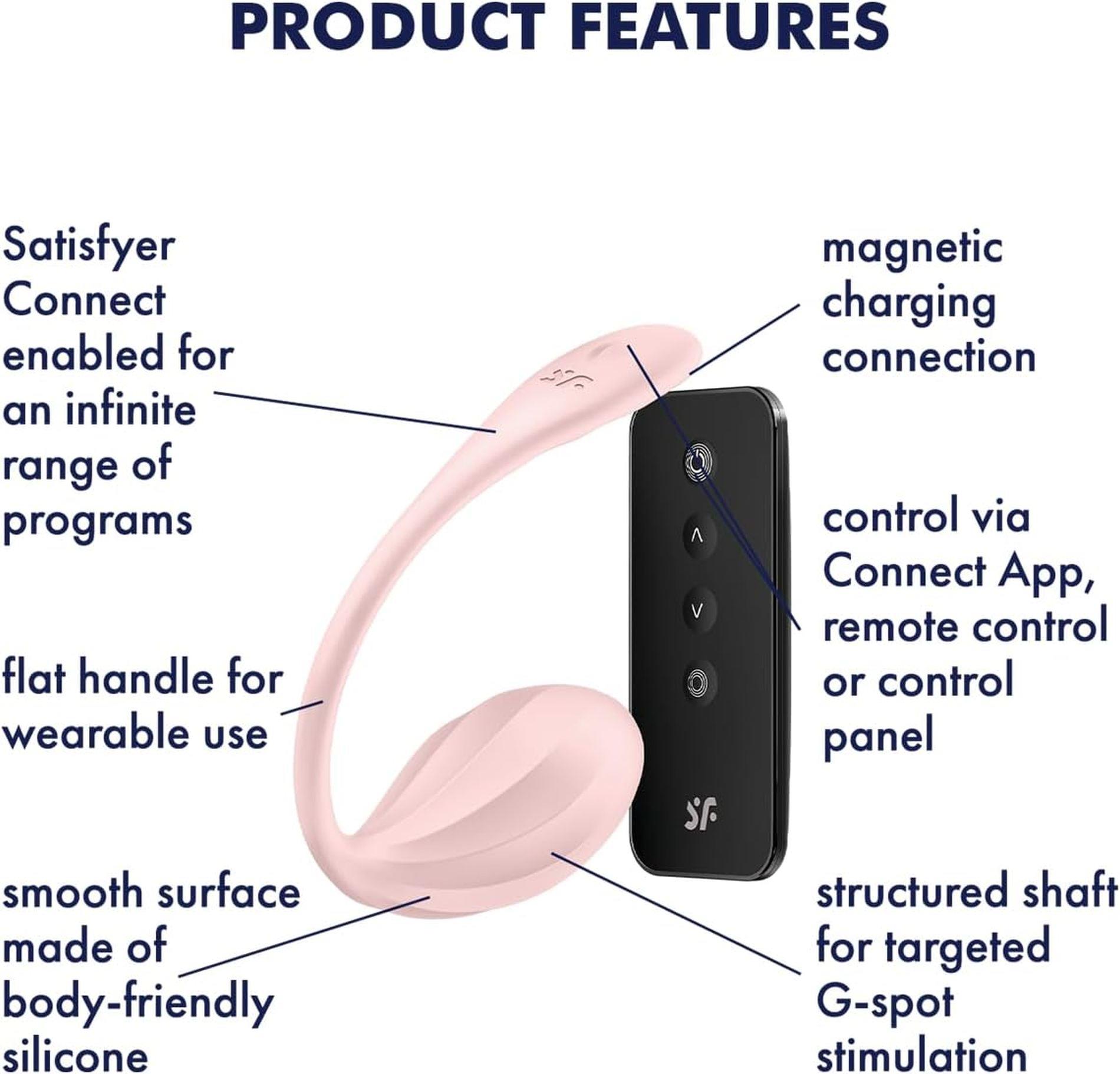 Satisfyer Ribbed — sterowanie aplikacją, silikon medyczny Satisfyer Ribbed — sterowanie aplikacją, silikon medyczny