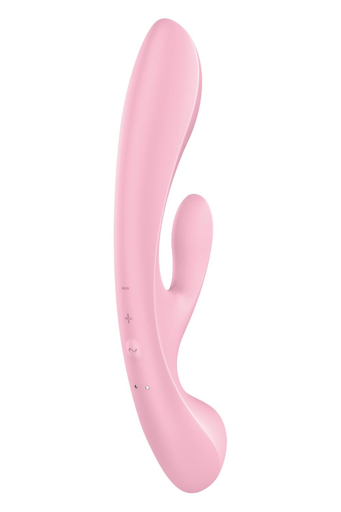 Satisfyer Triple — silikon medyczny, różowy Satisfyer Triple — silikon medyczny, różowy