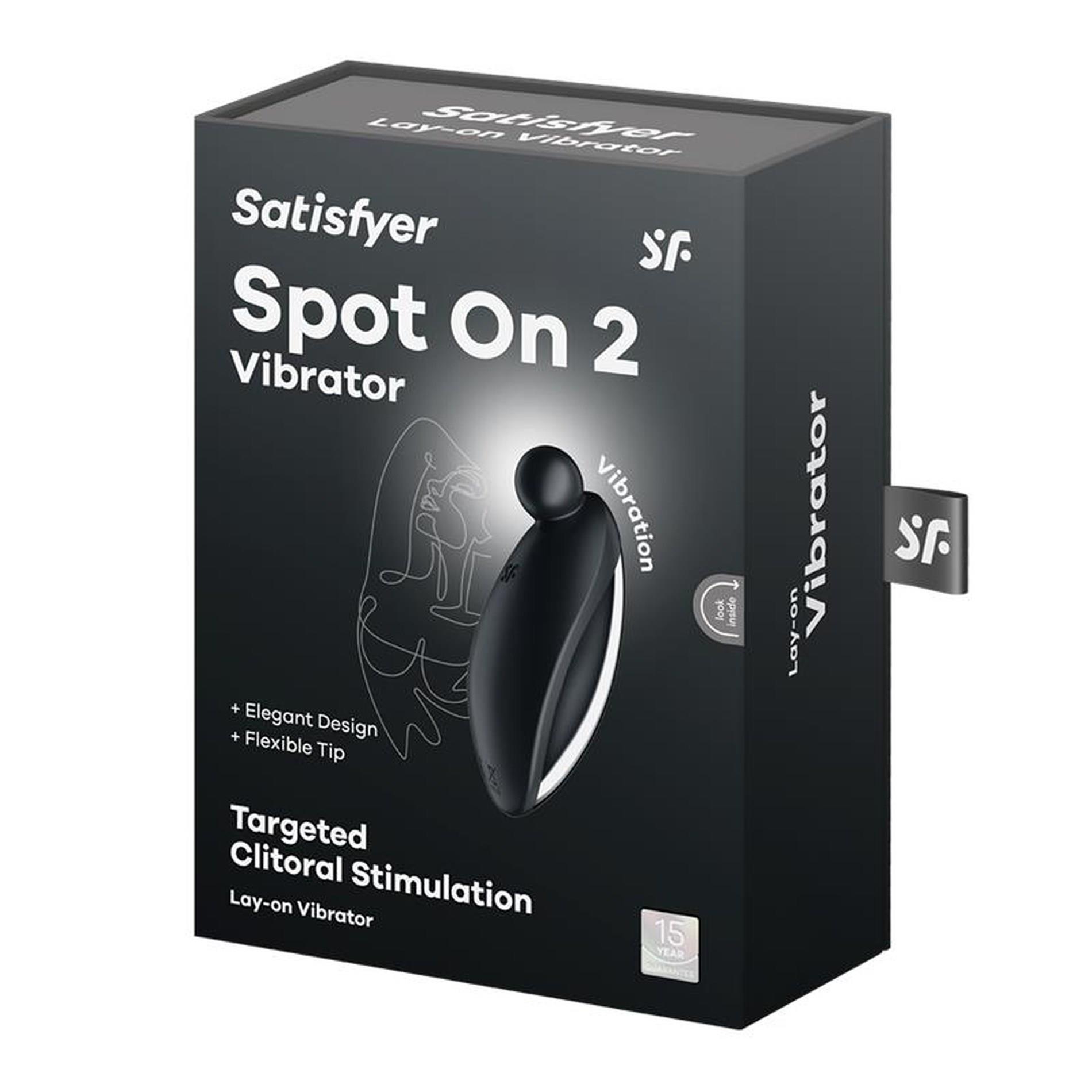 Satisfyer Spot — silikon medyczny, czarny Satisfyer Spot — silikon medyczny, czarny