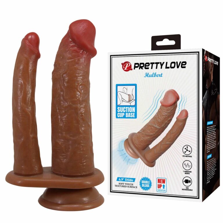 Pretty Love Double — tpe/tpr, duży (16-22 cm)