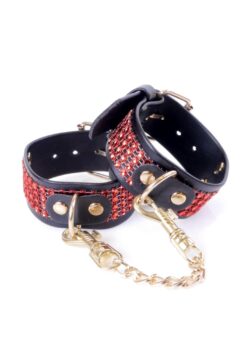Fetish B-Series Handcuffs — metal, czerwony Fetish B-Series Handcuffs — metal, czerwony
