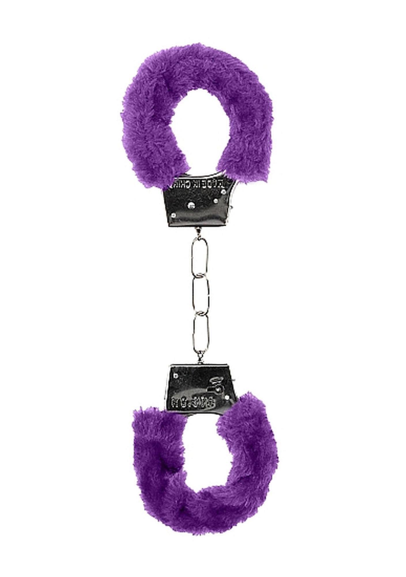 Ouch! Handcuffs — metal, fioletowy Ouch! Handcuffs — metal, fioletowy