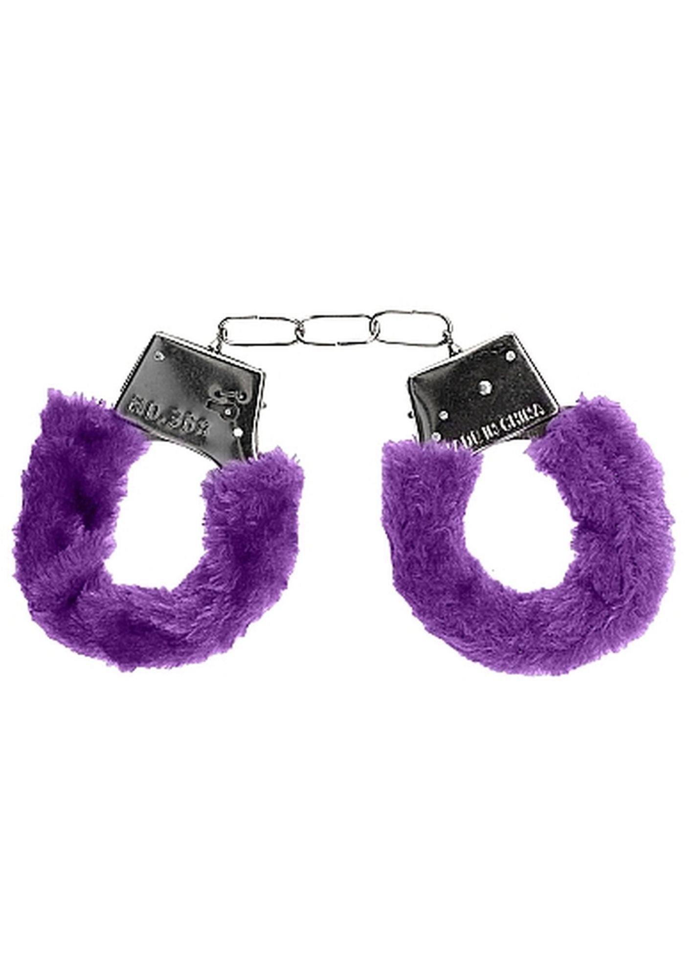 Ouch! Handcuffs — metal, fioletowy Ouch! Handcuffs — metal, fioletowy