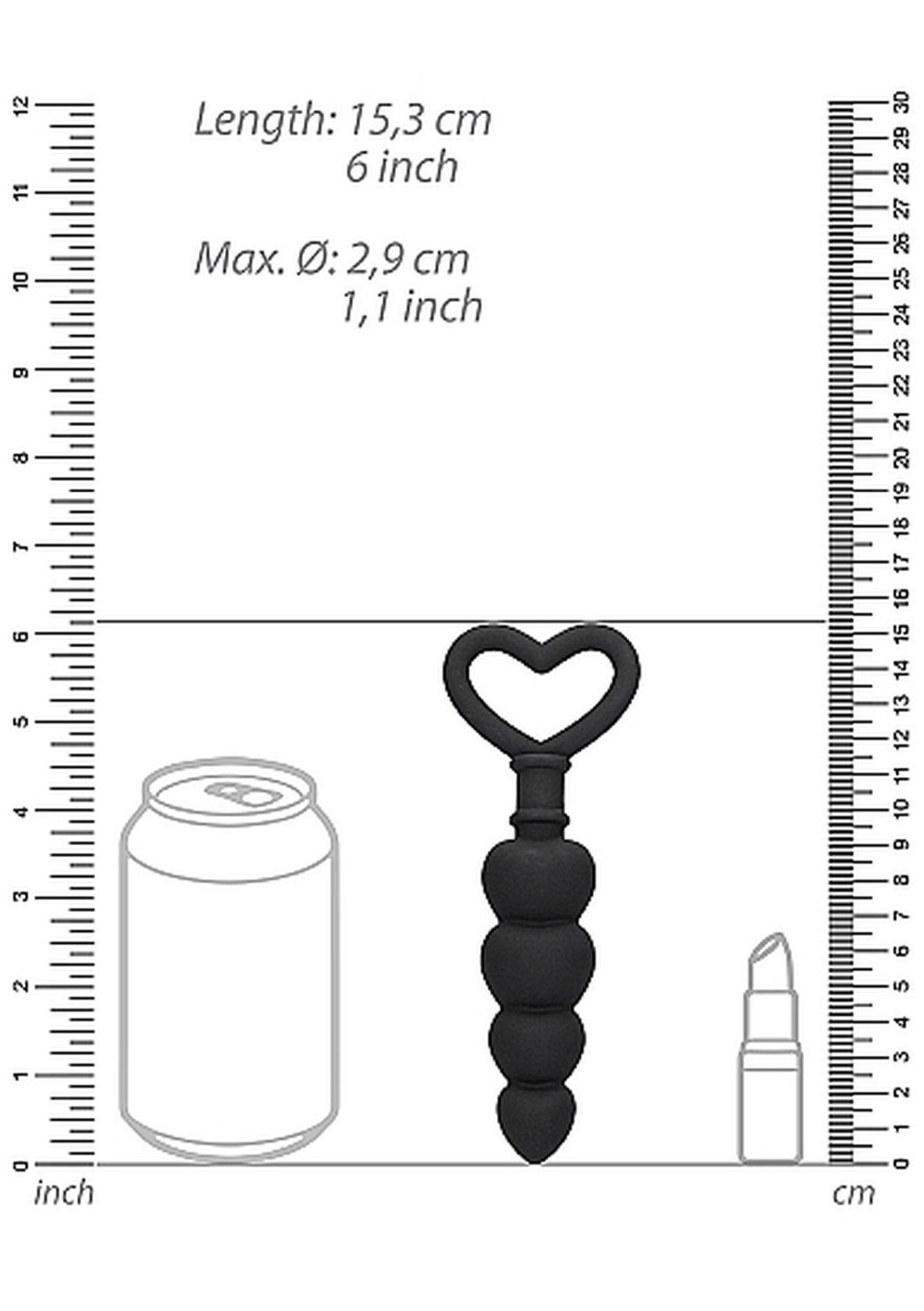 Ouch! Love — silikon, czarny Ouch! Love — silikon, czarny