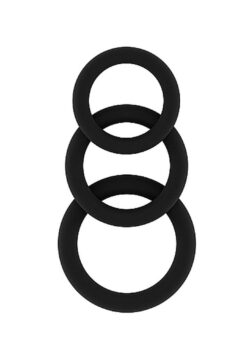 Sono Cockring — silikon medyczny, czarny Sono Cockring — silikon medyczny, czarny