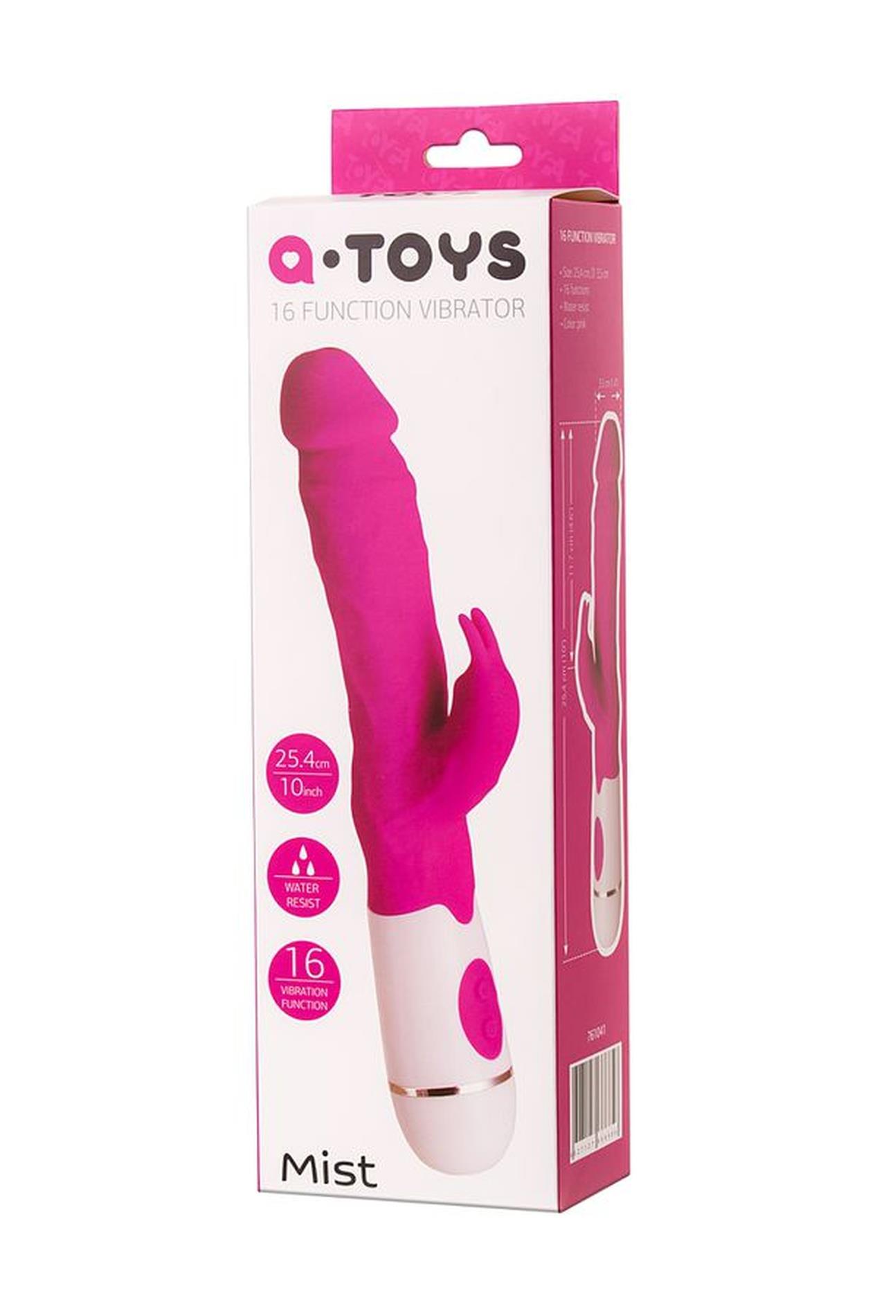 A-Toys Mist — silikon medyczny, xl (powyżej 22 cm), różowy A-Toys Mist — silikon medyczny, xl (powyżej 22 cm), różowy