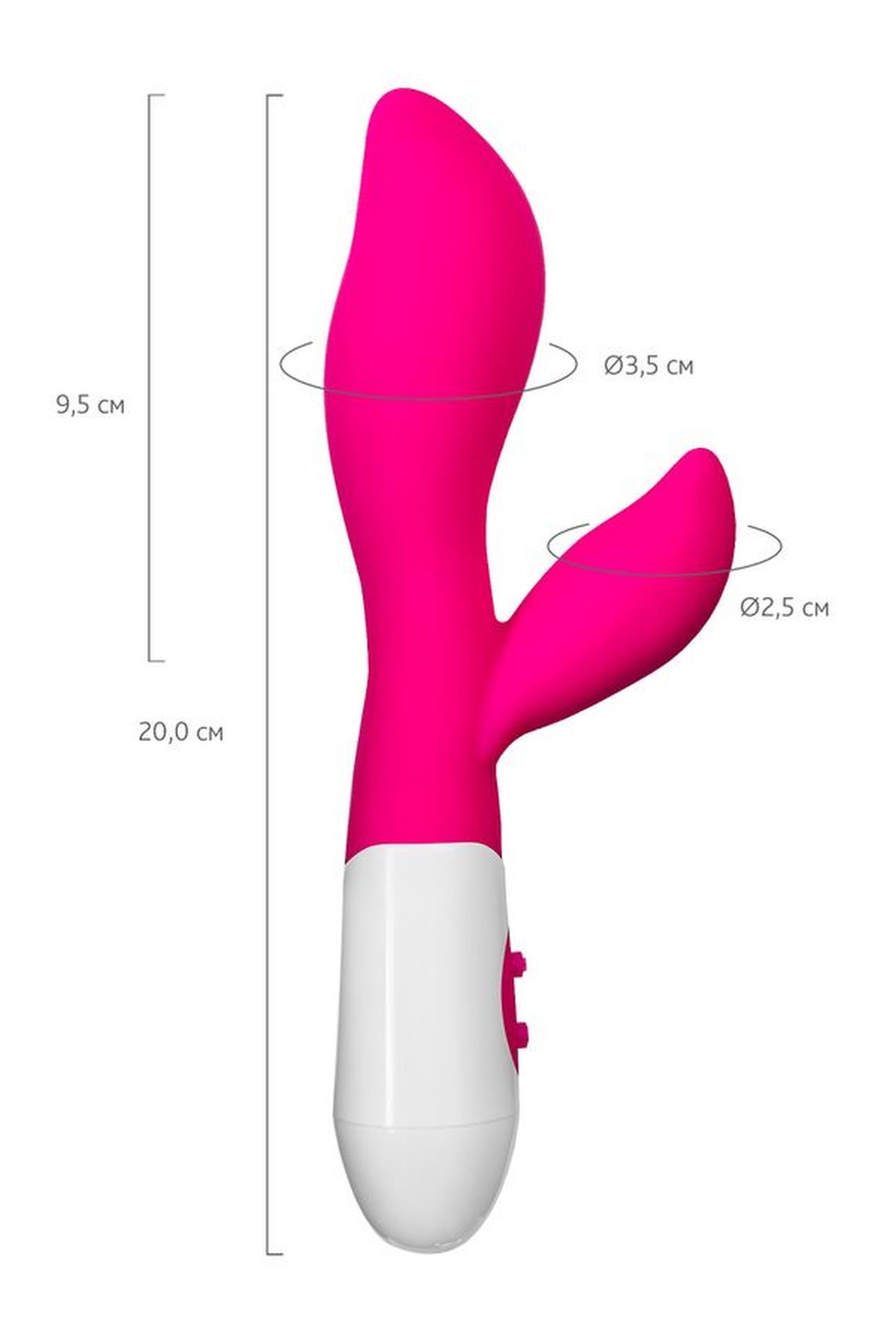 A-Toys Lilu — silikon medyczny, duży (16-22 cm), różowy A-Toys Lilu — silikon medyczny, duży (16-22 cm), różowy