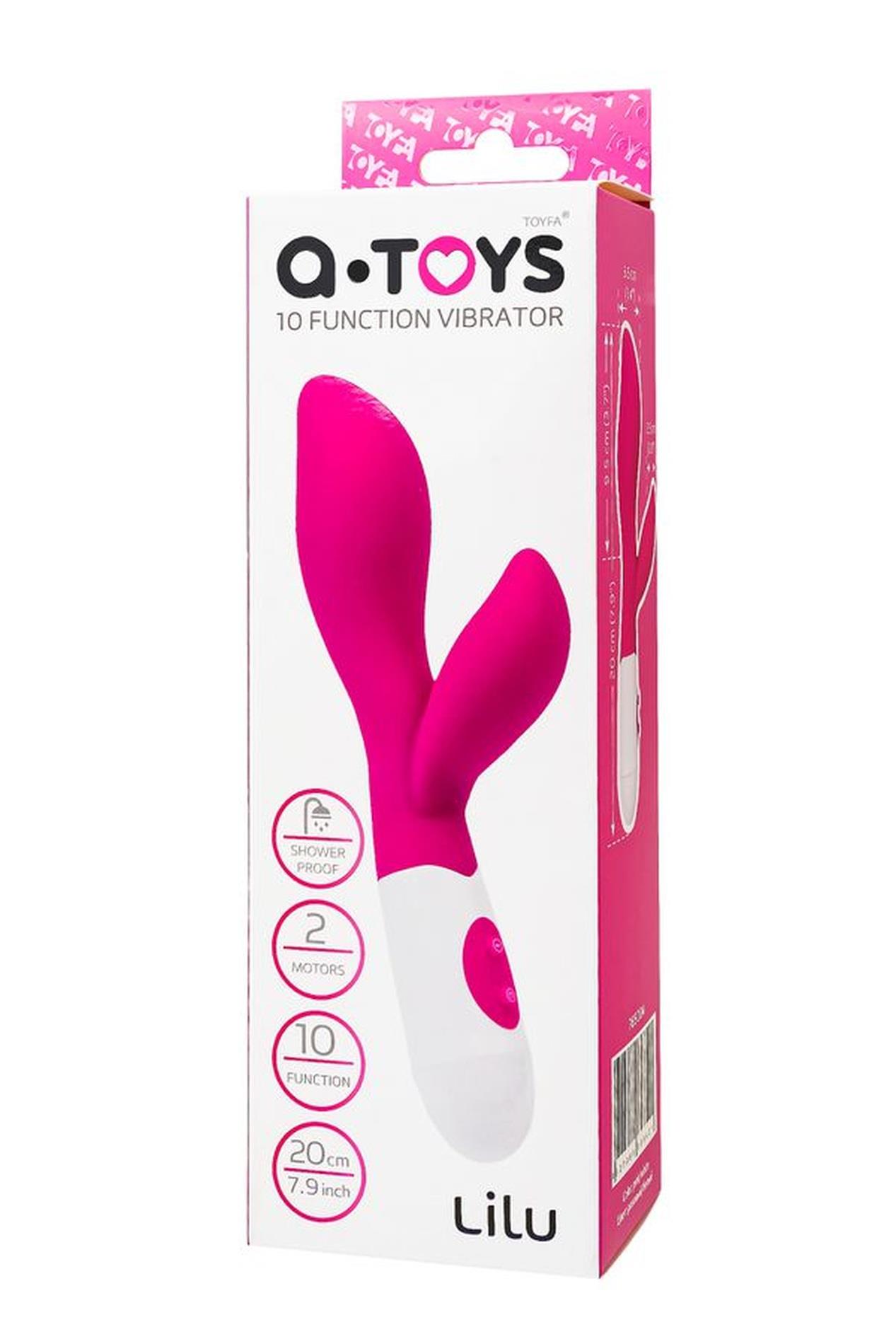 A-Toys Lilu — silikon medyczny, duży (16-22 cm), różowy A-Toys Lilu — silikon medyczny, duży (16-22 cm), różowy