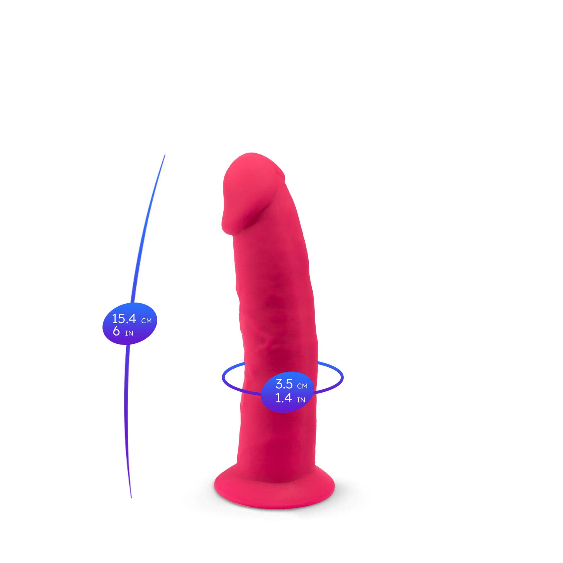 Silexd — silikon medyczny, różowy 6″ Silexd — silikon medyczny, różowy 6″