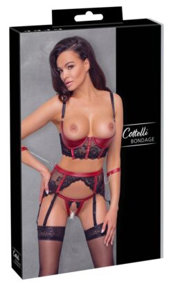 Cottelli BONDAGE Shelf — rozm. L, czarny Cottelli BONDAGE Shelf — rozm. L, czarny
