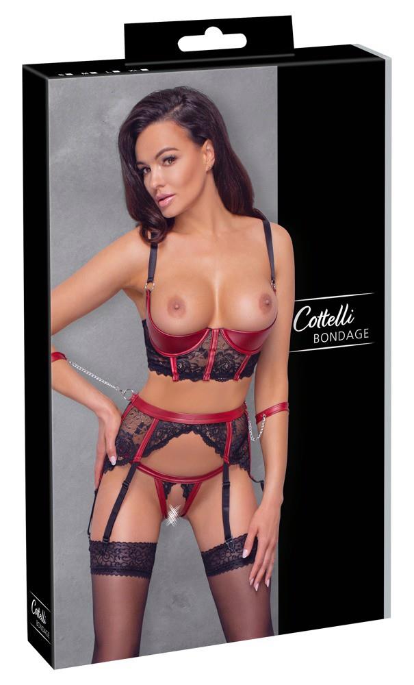 Cottelli BONDAGE Shelf — rozm. L, czarny Cottelli BONDAGE Shelf — rozm. L, czarny
