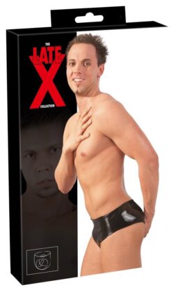 Late X Latex — figi, rozm. M/L, czarny Late X Latex — figi, rozm. M/L, czarny