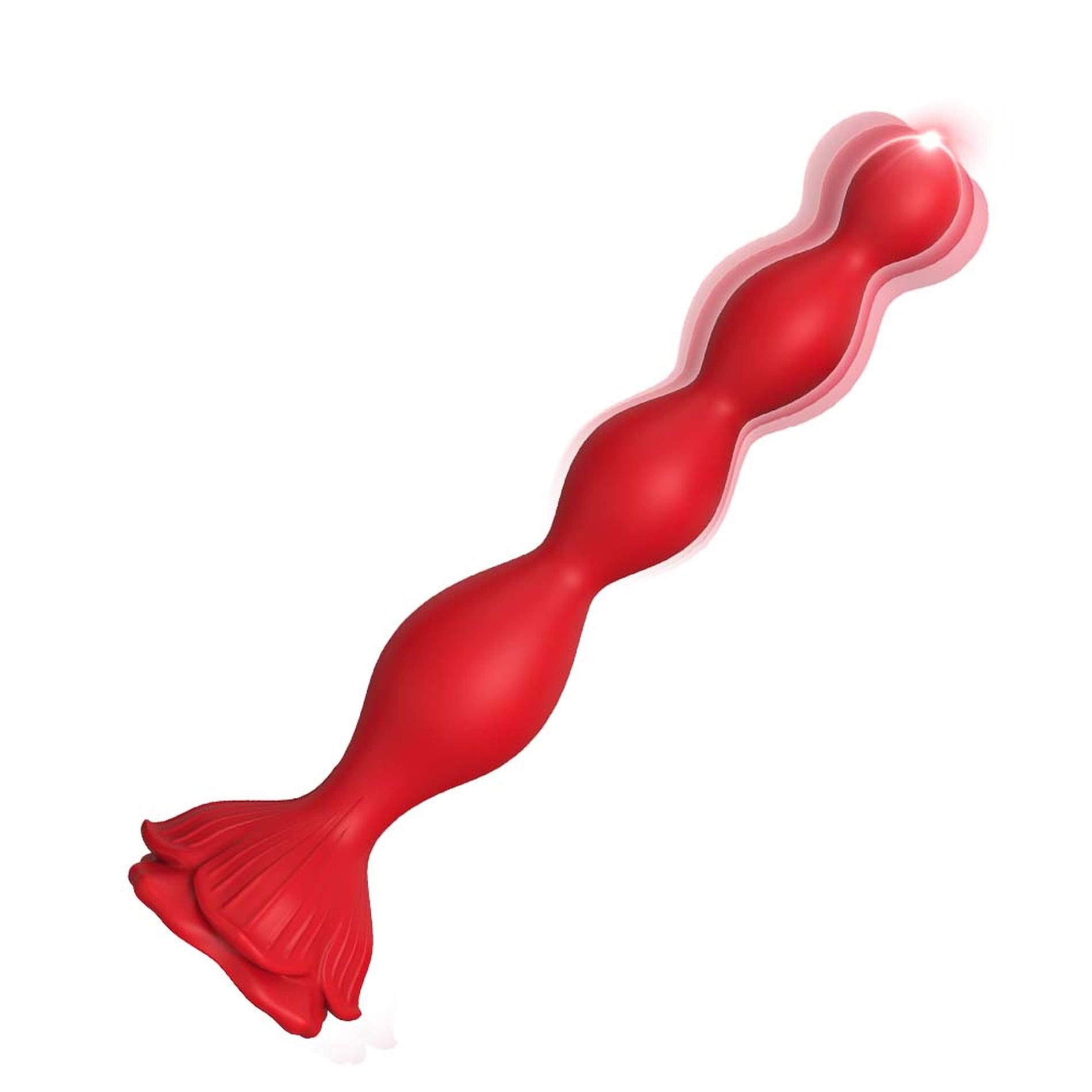 B-Series Joy Rosestick — 9 trybów wibracji, silikon medyczny, czerwony