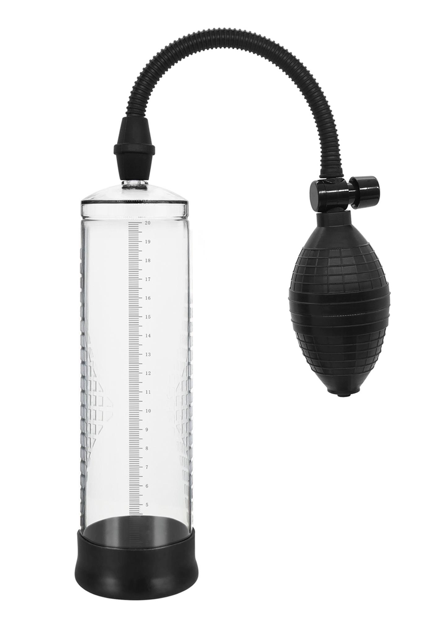 B-Series Power Powerpump — silikon medyczny, duży (16-22 cm), czarny, duży (16-22 cm)