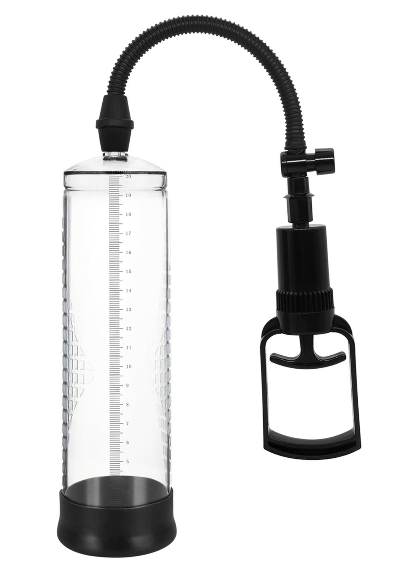 B-Series Power Powerpump — silikon medyczny, duży (16-22 cm), czarny, duży (16-22 cm)