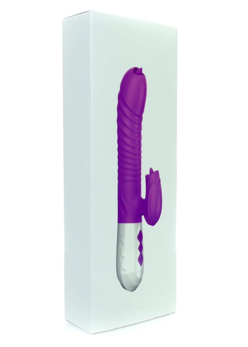 B-Series Fox Thrusting — 10 trybów wibracji, silikon medyczny, fioletowy B-Series Fox Thrusting — 10 trybów wibracji, silikon medyczny, fioletowy