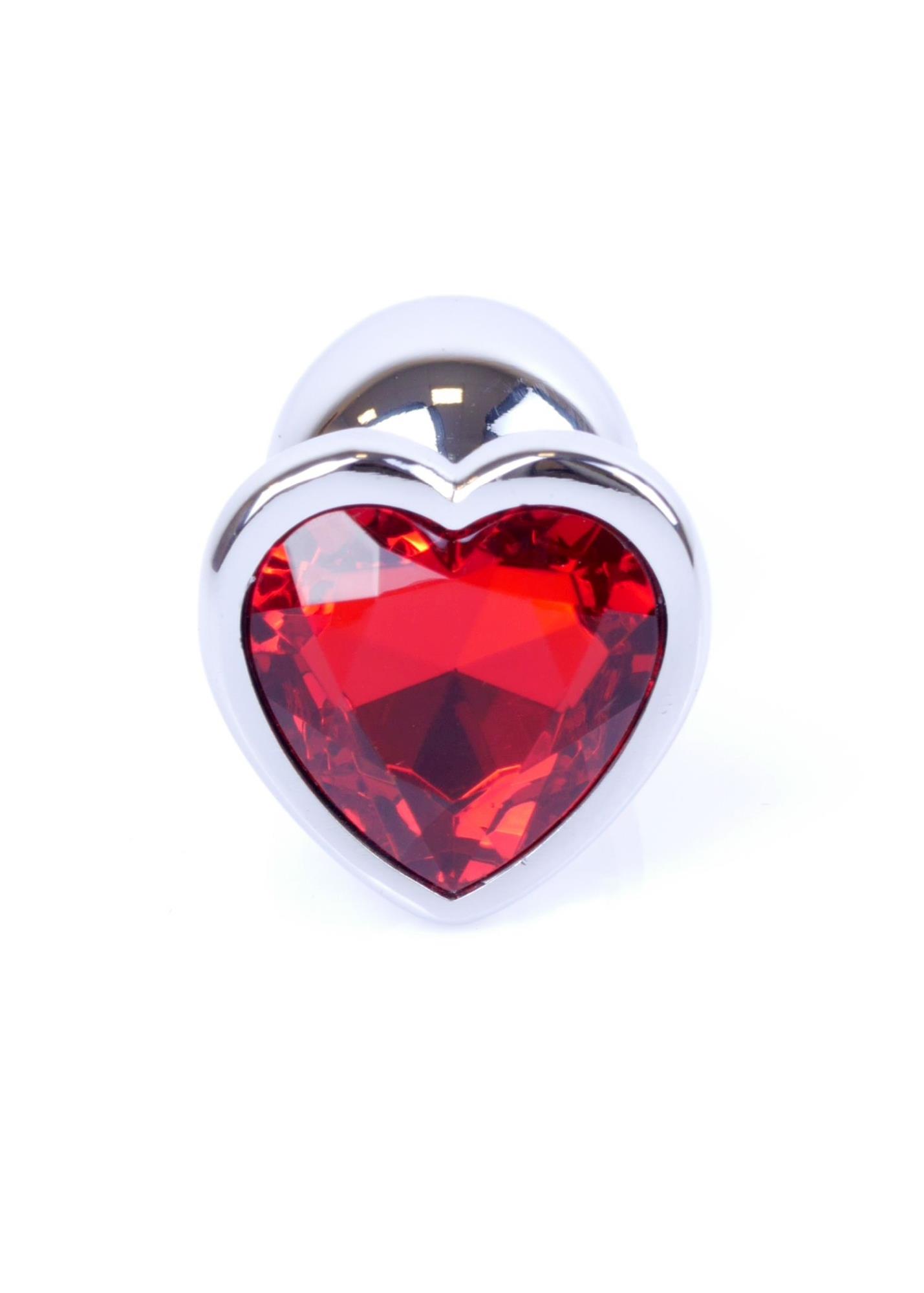 B-Series HeavyFun Heart — metal, czerwony