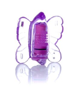 B-Series EasyLove Butterfly — tpe/tpr, mini (do 10 cm), fioletowy B-Series EasyLove Butterfly — tpe/tpr, mini (do 10 cm), fioletowy