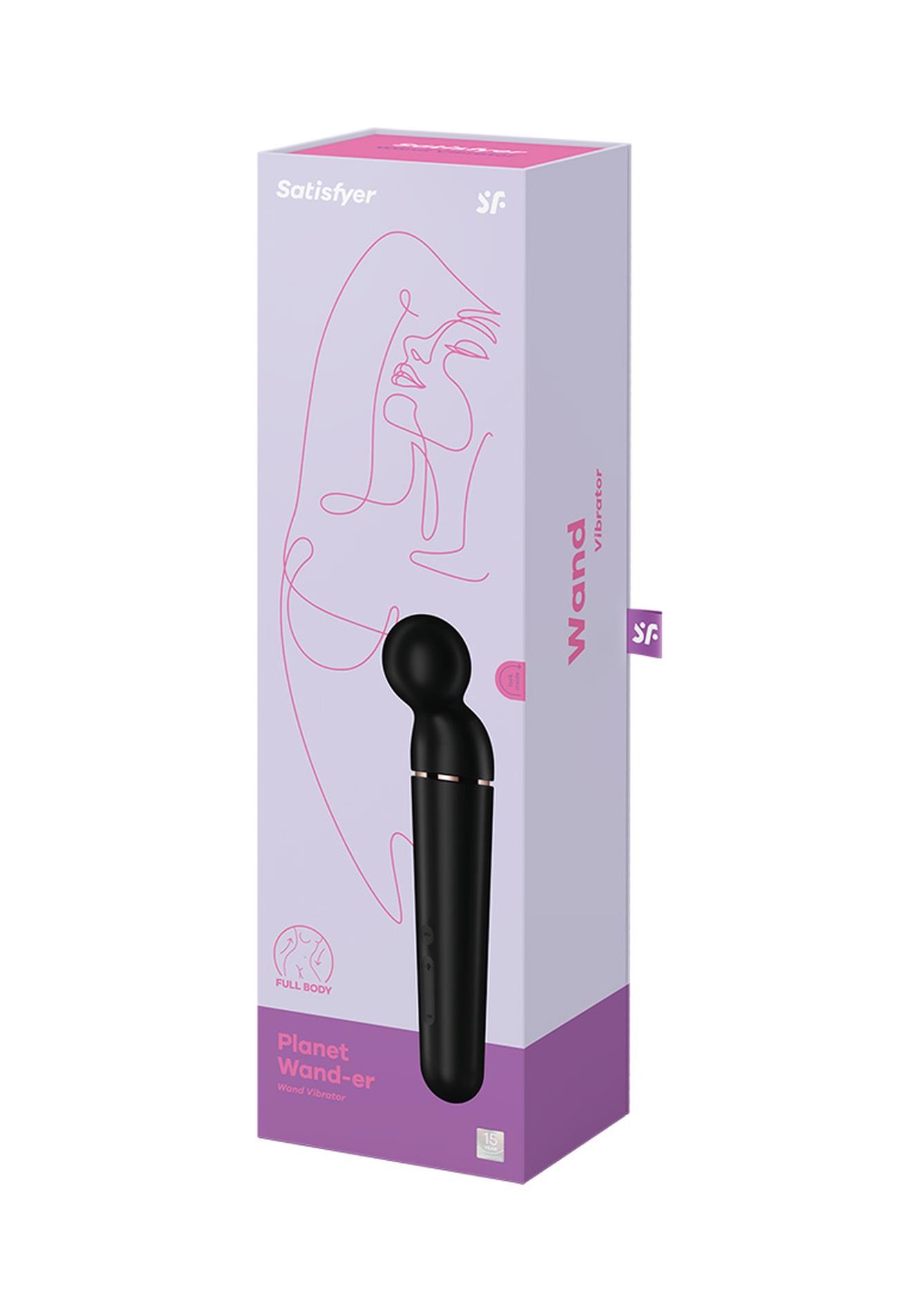Satisfyer Planet — silikon medyczny, czarny Satisfyer Planet — silikon medyczny, czarny