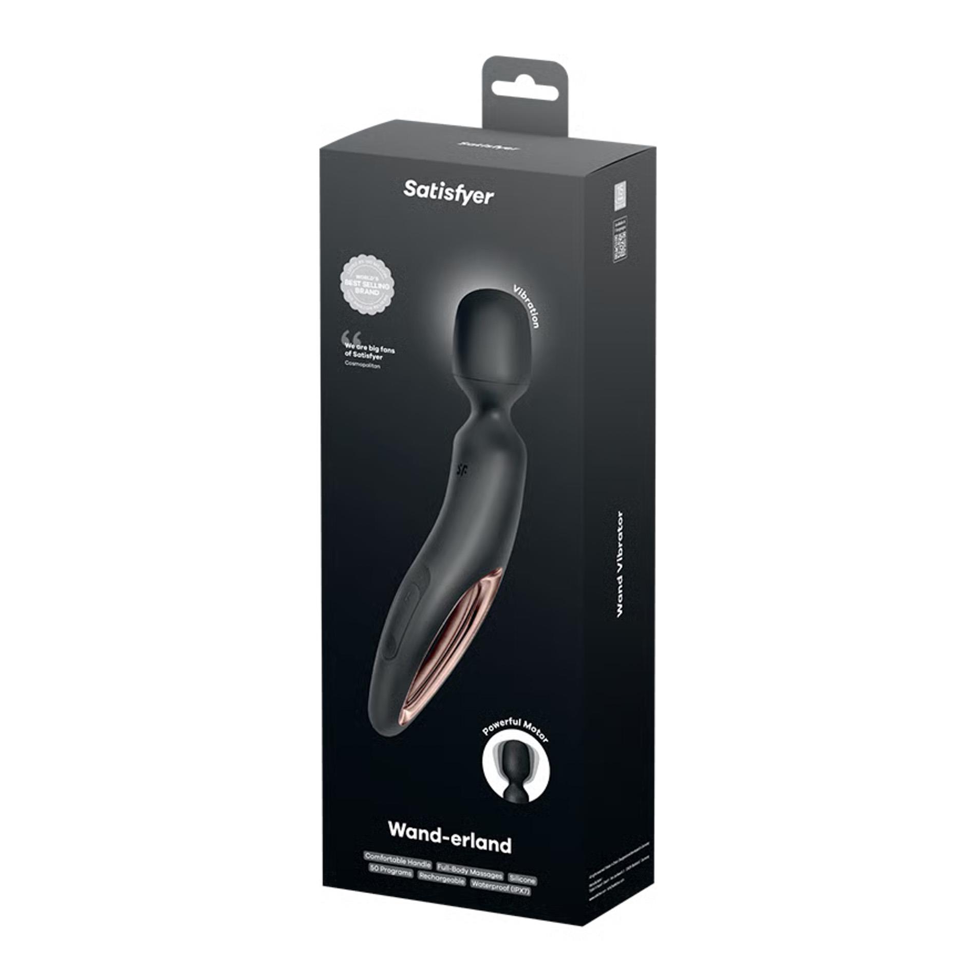 Satisfyer Erland — silikon medyczny, czarny Satisfyer Erland — silikon medyczny, czarny