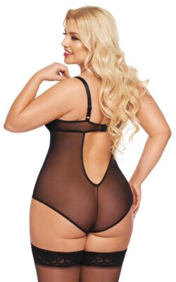 SoftLine Collection Amanda — rozm. 2XL, elastan/lycra, czarny SoftLine Collection Amanda — rozm. 2XL, elastan/lycra, czarny