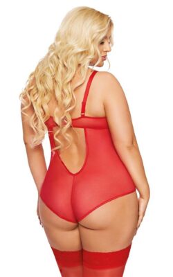 SoftLine Collection Amanda — rozm. XL, elastan/lycra, czerwony SoftLine Collection Amanda — rozm. XL, elastan/lycra, czerwony