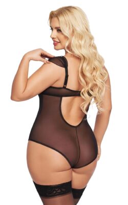 SoftLine Collection Dora — rozm. 3XL, elastan/lycra, czarny SoftLine Collection Dora — rozm. 3XL, elastan/lycra, czarny