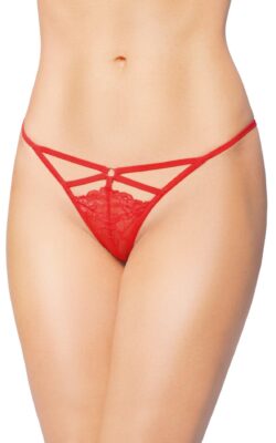 SoftLine Collection — rozm. S/L, elastan/lycra, czerwony wzór 2473