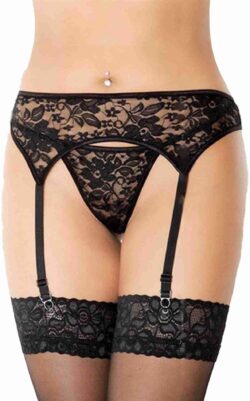 SoftLine Collection Garterbelt — rozm. S/M, elastan/lycra, czarny wzór 3310 SoftLine Collection Garterbelt — rozm. S/M, elastan/lycra, czarny wzór 3310