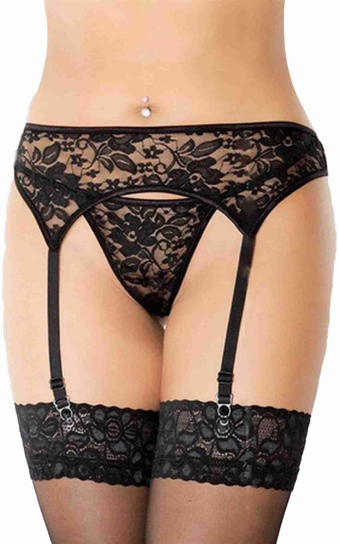 SoftLine Collection Garterbelt — rozm. S/M, elastan/lycra, czarny wzór 3310 SoftLine Collection Garterbelt — rozm. S/M, elastan/lycra, czarny wzór 3310